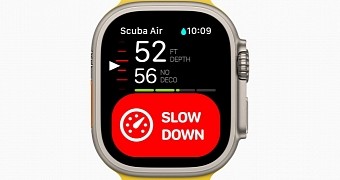 Oceanic+ on Apple Watch Ultra