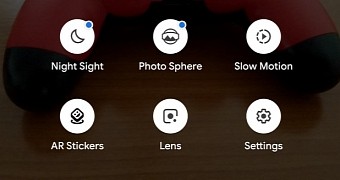 Night Sight is offered as a dedicated camera mode on the Pixel 3