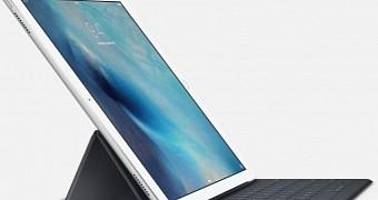 This is Apple's iPad Pro with a removable keyboard