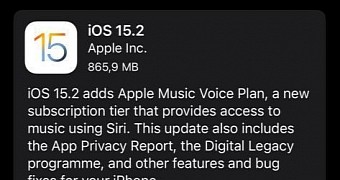 iOS 15.2 now available