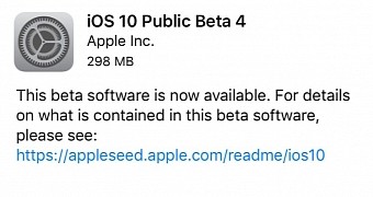 iOS 10 Public Beta 4 released