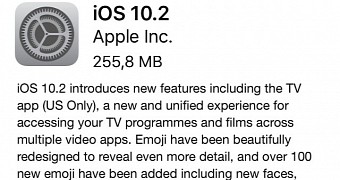 iOS 10.2 released