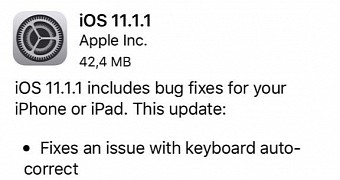 iOS 11.1.1 released