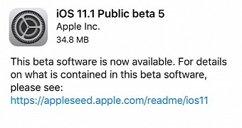 iOS 11.1 Public Beta 5