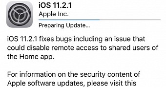 iOS 11.2.1 released