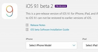 Apple Releases iOS 9.1 Beta 2 for Developers