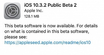 iOS 10.3.2 Public Beta 2 released