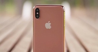 Alleged gold iPhone X