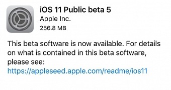 iOS 11 Public Beta 5 released