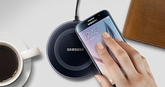 Wireless charging pad for the Samsung Galaxy S8