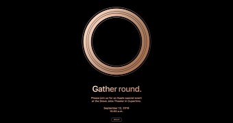 Apple's invite for press members