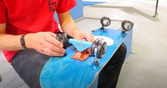 Mac Pro wheels on skateboard