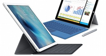 Apple iPad Pro and Surface Pro 3
