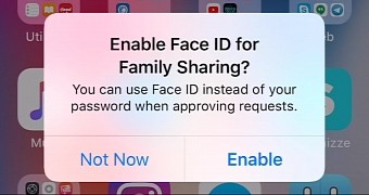 Enable Face ID for Family Sharing