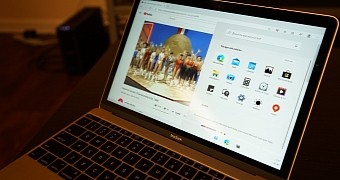 Apple MacBook running Windows 10X
