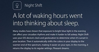 Night Shift arrives in iOS 9.3