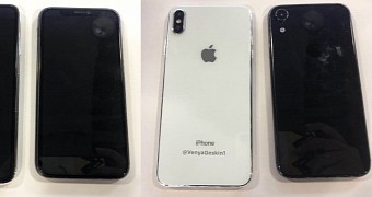 New iPhone XS Plus next to the 6.1-inch LCD model
