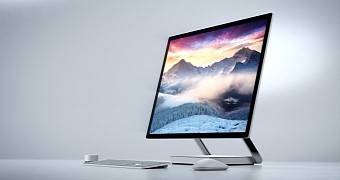 This is Microsoft's first all-in-one PC called Surface Studio