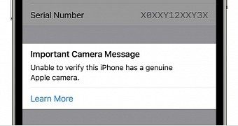 iPhone 12 camera warning