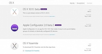 OS X 10.11.1 El Capitan Beta 1