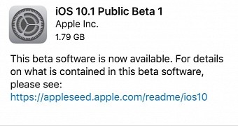 iOS 10.1 Public Beta 1 released