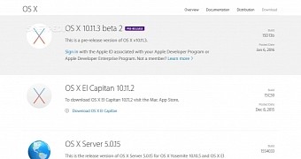 Mac OS X 10.11.3 Beta 2 released