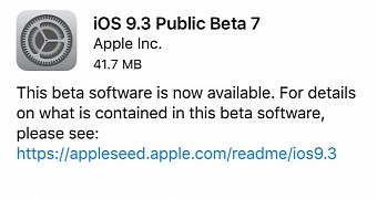 iOS 9.3 Beta 7