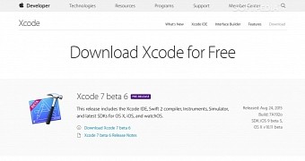 Apple Seeds the Sixth Beta Build of Xcode 7 to Developers, Here's What's New
