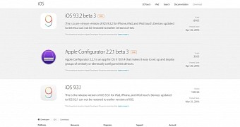 iOS 9.3.2 Beta 3 released