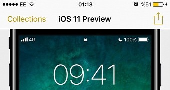 iOS 11 teaser on iOS 11