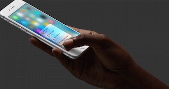 iPhone with 3D Touch display