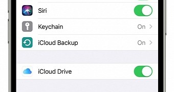 iCloud Drive on iPhone