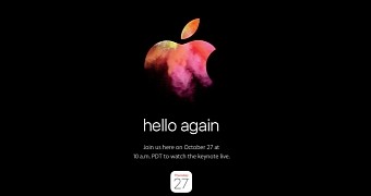 Apple's hello again event takes place on October 27