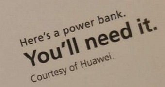 The note coming with the free power banks