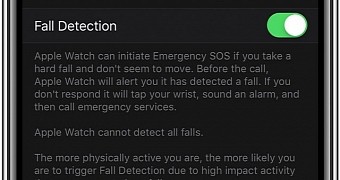 Users must manually enable the fall detection feature