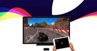 Games played on an Apple TV via AirPlay