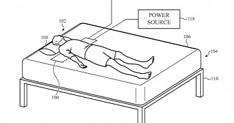Patent drawing describing the new sleep tracking device