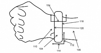 Patent drawing describing how the feature would work