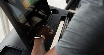 Apple Watch GymKit in action
