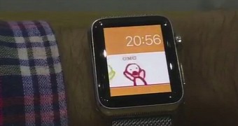 Custom watch face on Apple Watch