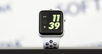 Apple Watch Series 3 special-edition Nike home screen