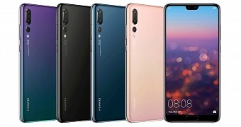 Huawei P20 Pro with three cameras on the back