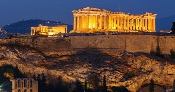 A view of the Parthenon in Athens