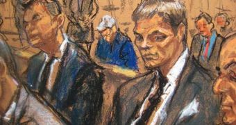 You'd probably not know it, but that's Tom Brady in a Deflagate courtroom sketch