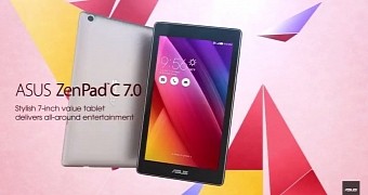 ASUS’ New ZenPad C 7.0 Tablet Gets Video Teaser