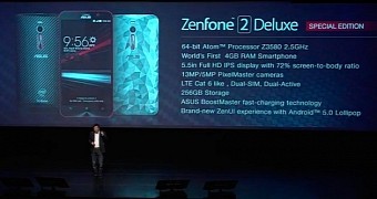 Asus Zenfone 2 Deluxe Special Edition Launched with 256GB Storage, 4GB RAM