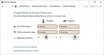 Change power plans in Windows