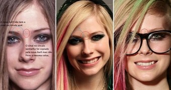 The real Avril Lavigne and alleged substitute Melissa Vandella