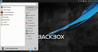 BackBox Linux 4.3 desktop