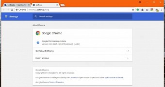 The latest stable Google Chrome build